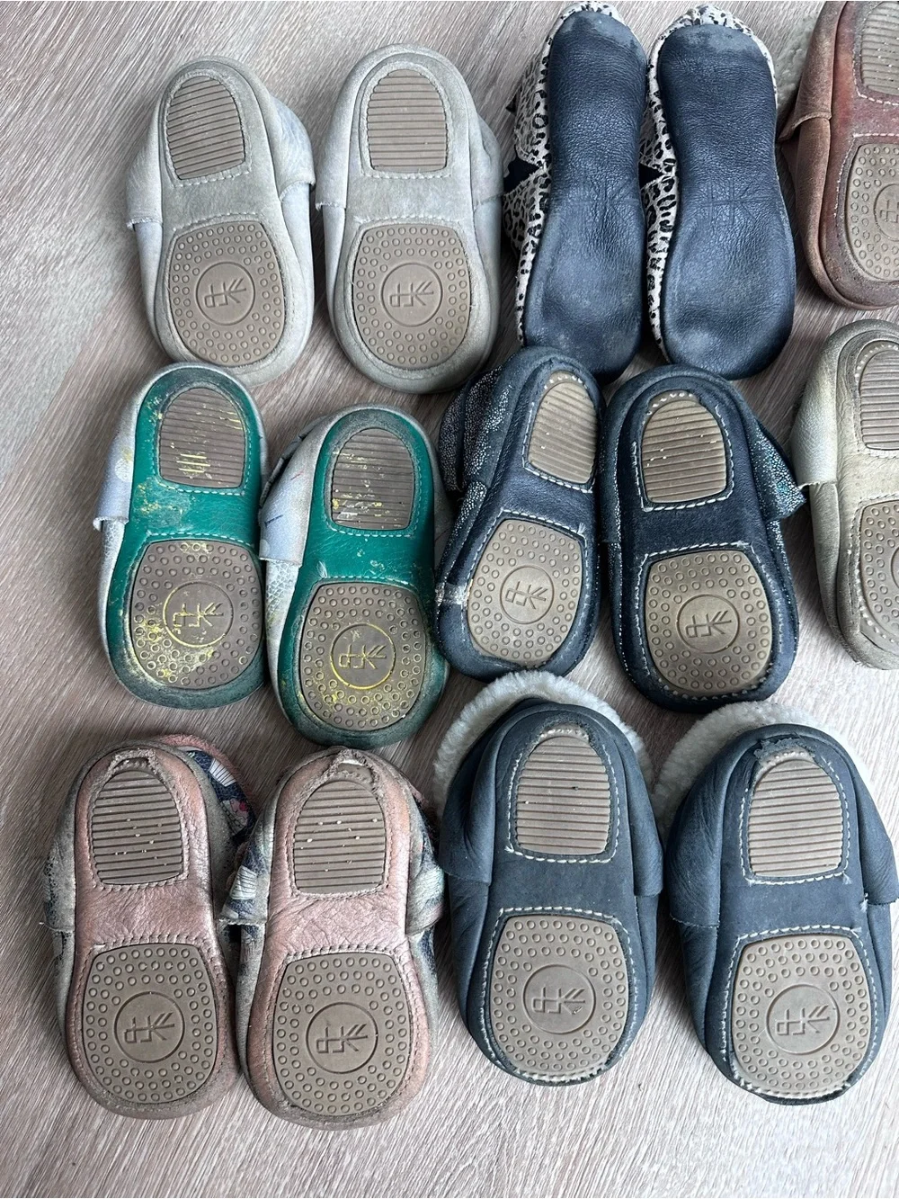 Freshly Picked Size 5 Shoe Lot Mini Soles & Soft Sole Chelsea Boots 9 Pairs T